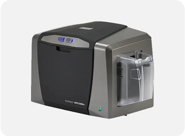 HID FARGO DTC1250e ID Direct to Card Printer & Encoder 2